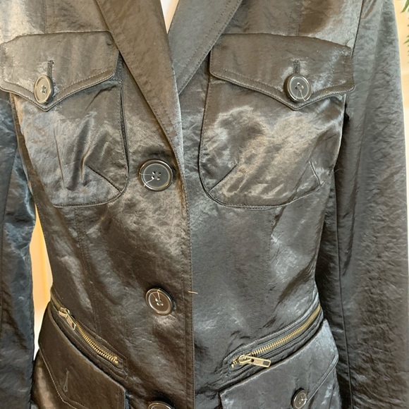 - Andrea Jovine Stunning Zip/Button Pocket Jacket - Picture 6 of 6